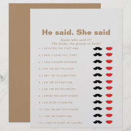 Lámina Brown Dijo Que Dijo Un Juego De Ducha De Novias