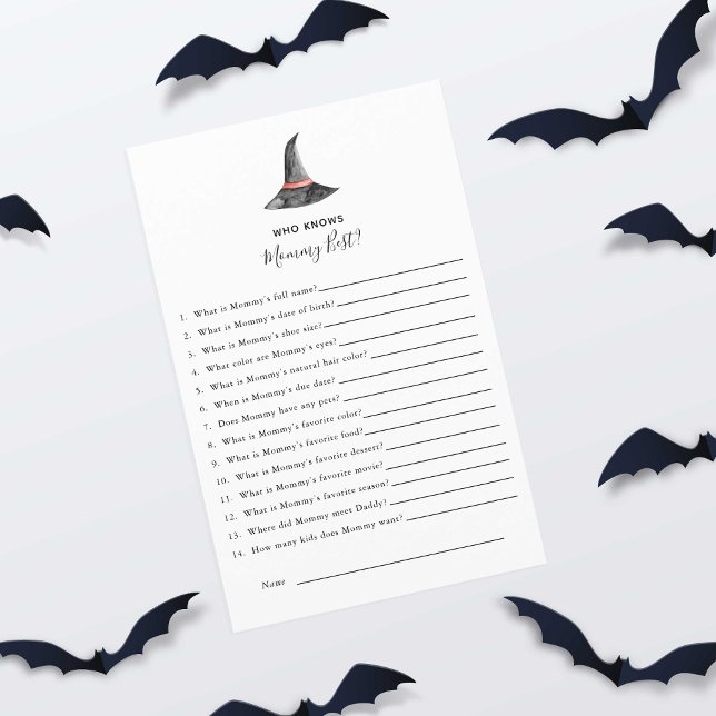 Lámina Bruja del juego de Baby Shower de Halloween que co (Subido por el creador)