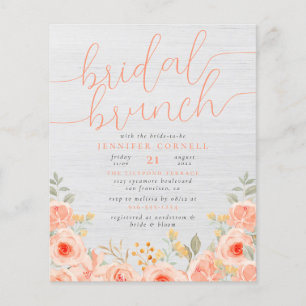 Lámina Brunch de novias de presupuesto   Rosas magníficos