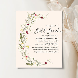 Lámina Brunch de novias rosadas de Rubor Moda presupuesta