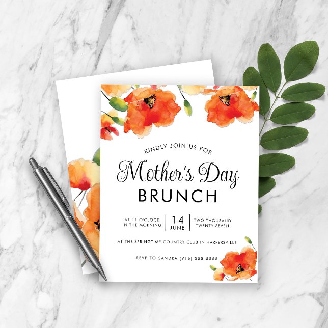 Lámina Brunch del día de la adormidera dorada del presupu (Subido por el creador)