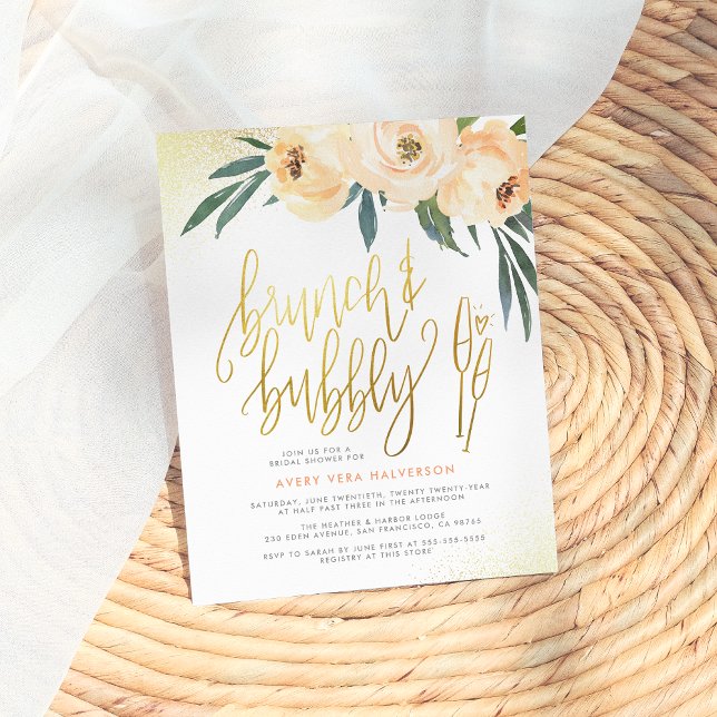 Lámina Brunch floral de Rubor con presupuesto y ducha de  (Subido por el creador)