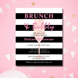 Lámina Brunch presupuestal y Purpurina rosa burbujeante C