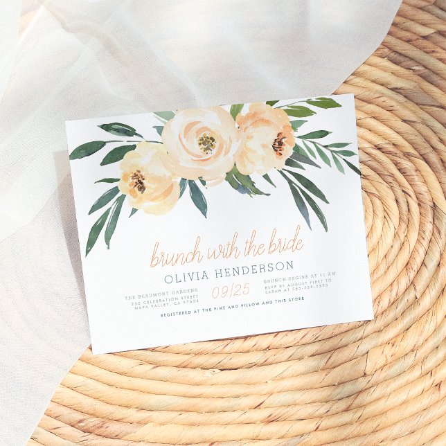 Lámina Brunch Presupuestario Con La Ducha De Novias Flora (Subido por el creador)