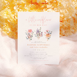 Lámina Budget A Little Wilflower Baby Shower