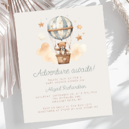 Lámina Budget Adventure espera la Baby Shower de Teddy Be