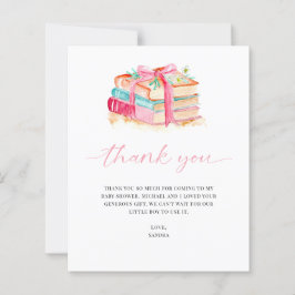 Lámina Budget Baby Shower Thank You A New Chapter Begins 