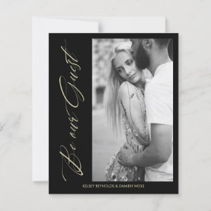 Lámina Budget Be Our Guest Script Photo Wedding Wimshical