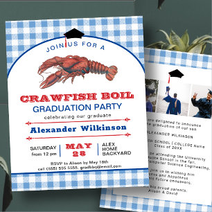 Lámina BUDGET Blue Crawfish Boil GRAD 3 Invitación a la f