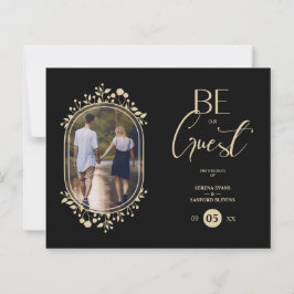 Lámina Budget Cheap Minimalist Fancy Photo Golden Effect