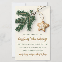 Lámina Budget Cookie Exchange Christmas Party Invitation