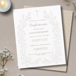 Lámina  Budget Cross Spanish  Confirmation Confirmacion