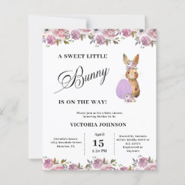 Lámina Budget Easter Baby Shower Invitation