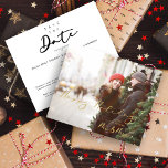 Lámina Budget Fake Golden Future Mr & Mrs Christmas<br><div class="desc">Inexpensive Cheap Modern Elegant Mr & Mrs Christmas Couple Wedding Save the Date Card with Envelope. IMPORTANT NOTICE: This design is part of a collection and has other coordinated elements that you can find in my store. This low cost collection is perfect for a wedding on a budget. Please check...</div>