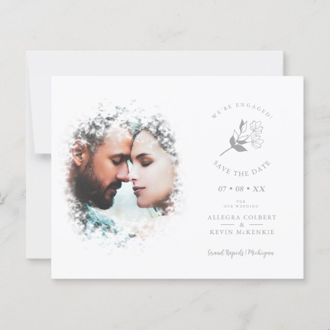 Lámina Budget Fancy Romantic Overlay Misty Effect Photo  (Anverso)