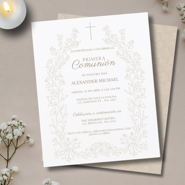 Lámina Budget First Communion Spanish Primera Comunion (Subido por el creador)