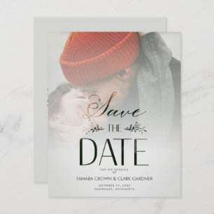 Lámina Budget Luxury Modern Transparency Wedding  Photo