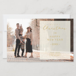 Lámina Budget Merry Xmas Transparency Overlay Photo 