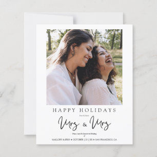 Lámina Budget MRS & MRS Christmas Wedding LGBT Lesbian