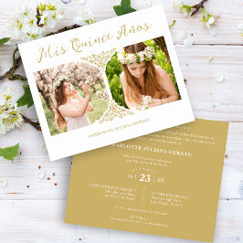 Lámina BUDGET Quinceañera Spanish Fancy Flourish 2 Photos