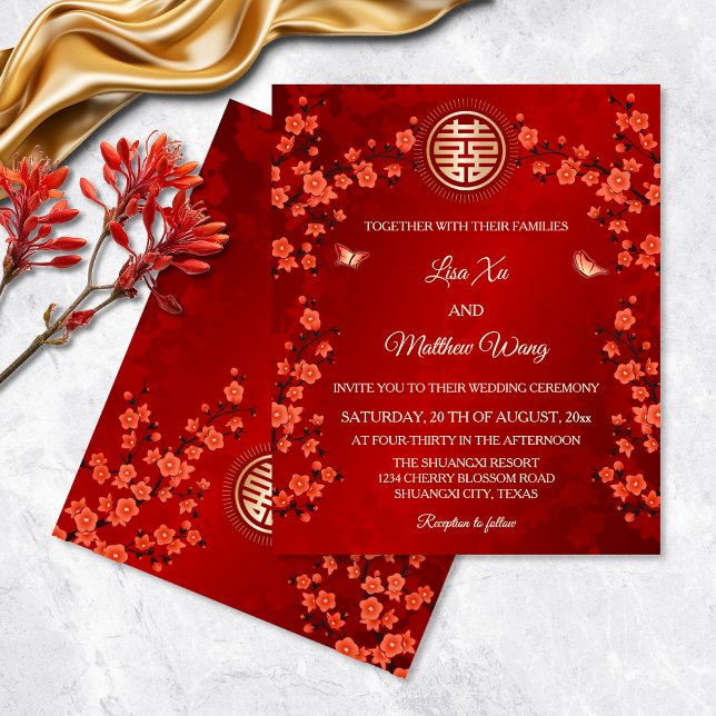 Lámina BUDGET Rosa Roja Florece | Boda China (Subido por el creador)