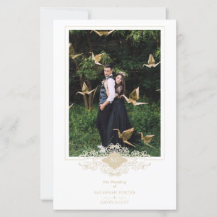 Lámina Budget Sophisticate Flourish Chic Golden Initials