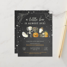 Lámina Budget Spookong A Little Boo Halloween Baby Shower