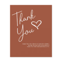 Budget Terracotta Baby Shower Gracias