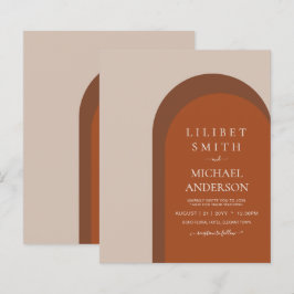 Lámina BUDGET Terracotta Earth Tones Bold Boda