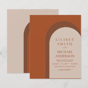 Lámina BUDGET Terracotta Earth Tones Bold Boda