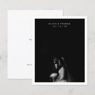 Lámina BUDGET Timeless Black Monochrome Photo Wedding