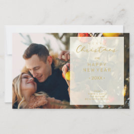 Lámina Budget Transparency Overlay Photo Merry Xmas