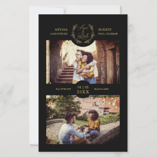 Lámina Budget Trendy Branches Black Personalized 2 Photos