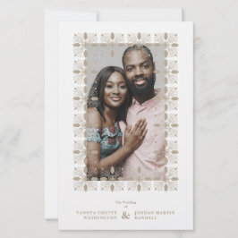 Lámina Budget Wedding Golden Effect Fancy Ornament Lace