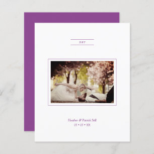 Lámina Budget Wedding Photo Collage Many Thanks Quote 