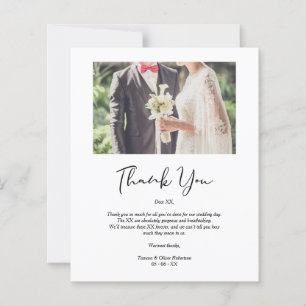 Lámina Budget Whimsical Script Thanks Wedding Suppliers 