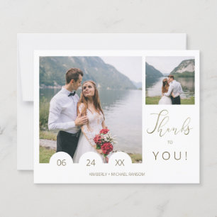 Lámina Budget Whimsical Typography Script 2 Photo Wedding