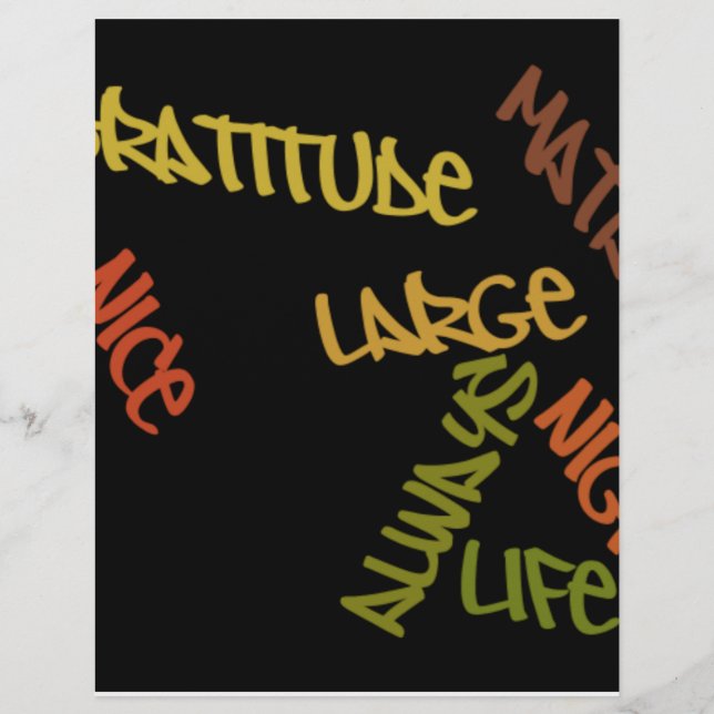 Lámina Buen día Mejor Vida Nocturno Grandes regalos membr (Anverso)