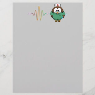 Lámina búho de enfermera