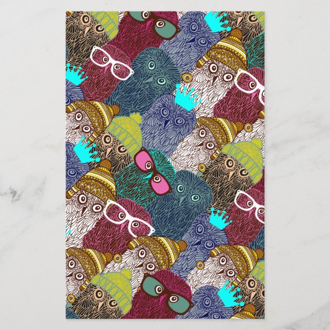 Lámina Búho en la corona (Anverso)