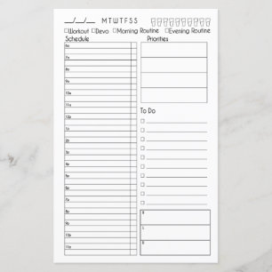 Lámina Bullet Journal Day a primera vista