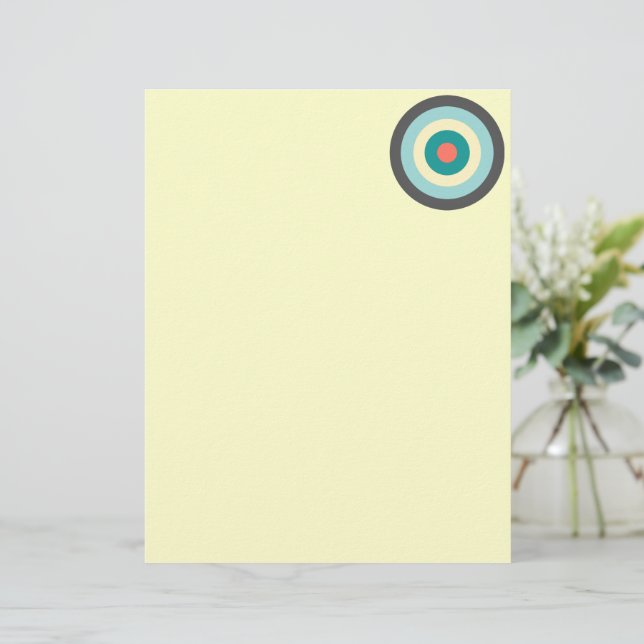 Lámina Bullseye de combinación gris de Shirley Taylor (Anverso de pie)
