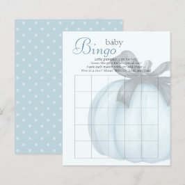 Lámina Búngo Baby Shower de puntos de polka azul