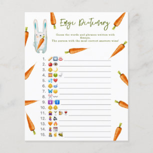 Lámina Bunny - Emoji Pictiva juego ducha bebé