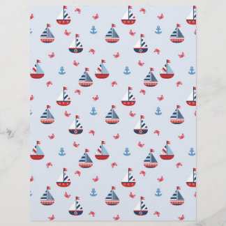 Lámina ¡Buques Ahoy! Papel de doble cara