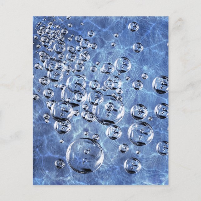 Lámina Burbujas azules (Anverso)