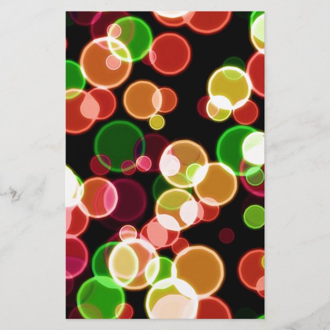 Lámina Burbujas de colores (Anverso)