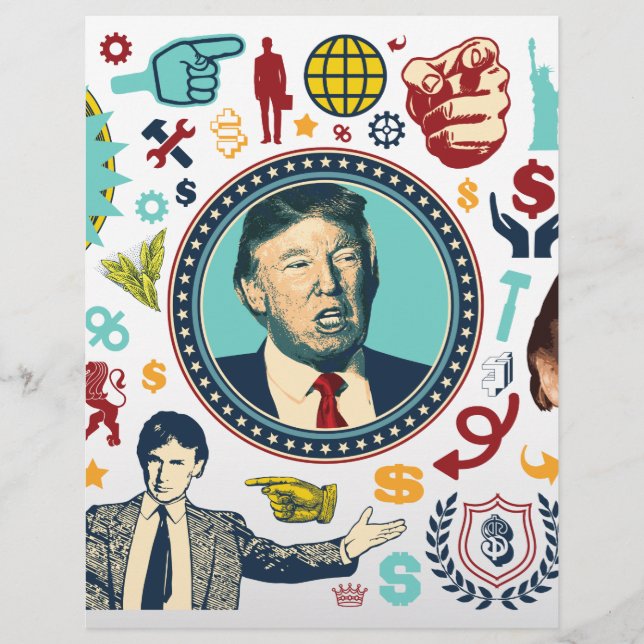 Lámina burdo donald trump (Anverso)