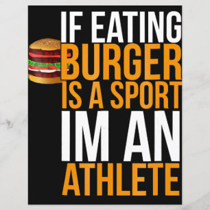 Lámina Burger Hamburger BBQ Humor Gracioso Pun Gift Idea