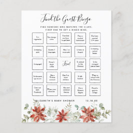 Lámina Buscar El Bingo Invitado | Juego Baby Shower